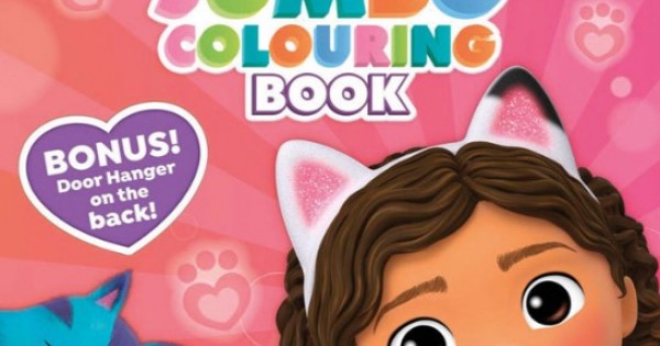 Gabby's Dollhouse Jumbo Colouring Book